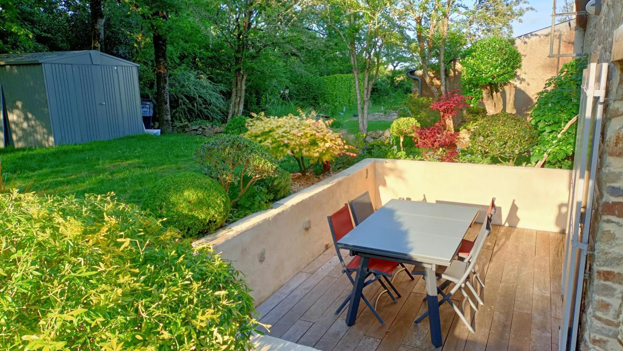 La Libellule - Charmante Maison Avec Jardin A Séné Eksteriør billede